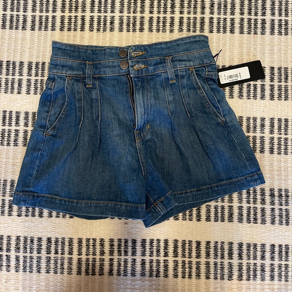 Veronica Beard JAYLEN SHORT high-rise stretch denim size 24